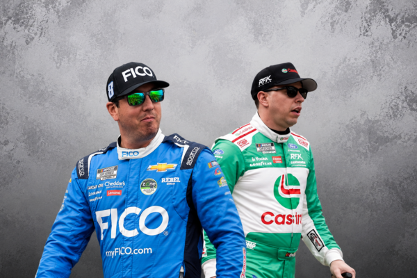 Brad Keselowski and Kyle Busch